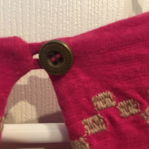 Free People Embroidered Top Size M - Picture 3 of 6